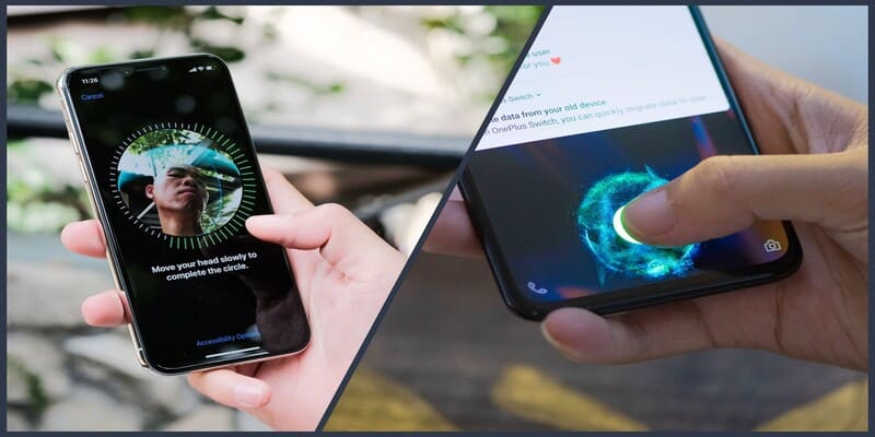 So sánh công nghệ bảo mật FaceID gen 3 và vân tay siêu âm gen 3