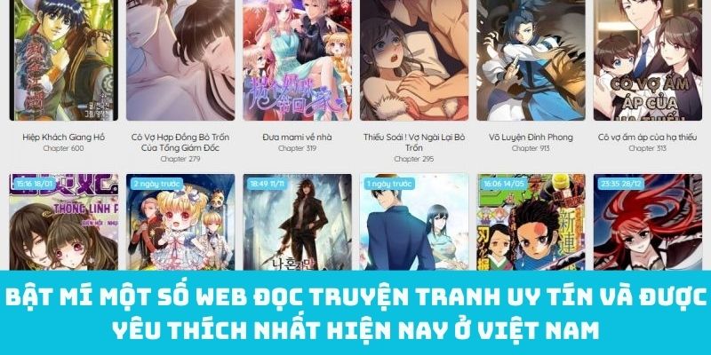 Bật mí một số web đọc truyện tranh uy tín và được yêu thích nhất hiện nay ở Việt Nam